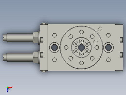 旋转气缸HRQ20AZC俯视缩略图