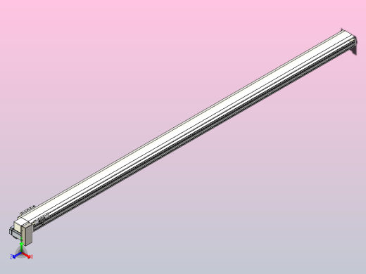 皮带直线轴半封闭可选导轨TPA-HNB-140D-120-L2850-RP-C-P40-N3