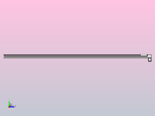 皮带直线轴半封闭可选导轨TPA-HNB-140D-120-L2850-RP-C-P40-N3左视缩略图