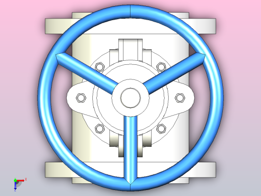 API闸阀-150Lb[4]俯视缩略图