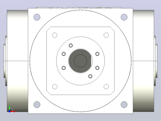 PW-FH(减速比1～5)伺服直角行星减速机[PW065-L1-FH-1.5-0.1kW-8-S2]前视缩略图