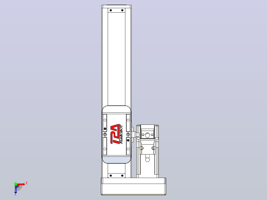 滚珠丝杠直线轴带导轨全封闭TPA-HCR-50S-1210C-L140-MR-Y-P10-N3俯视图