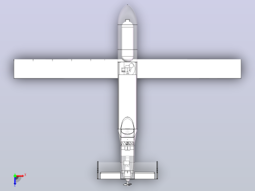 飞潜器模型俯视缩略图