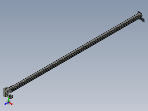 皮带直线轴半封闭可选导轨TPA-HNB-65S-90-L2950-LP-Y-P10-N3主视缩略图
