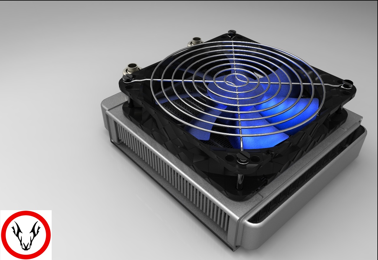 用于PC或CNC冷却的120毫米散热器