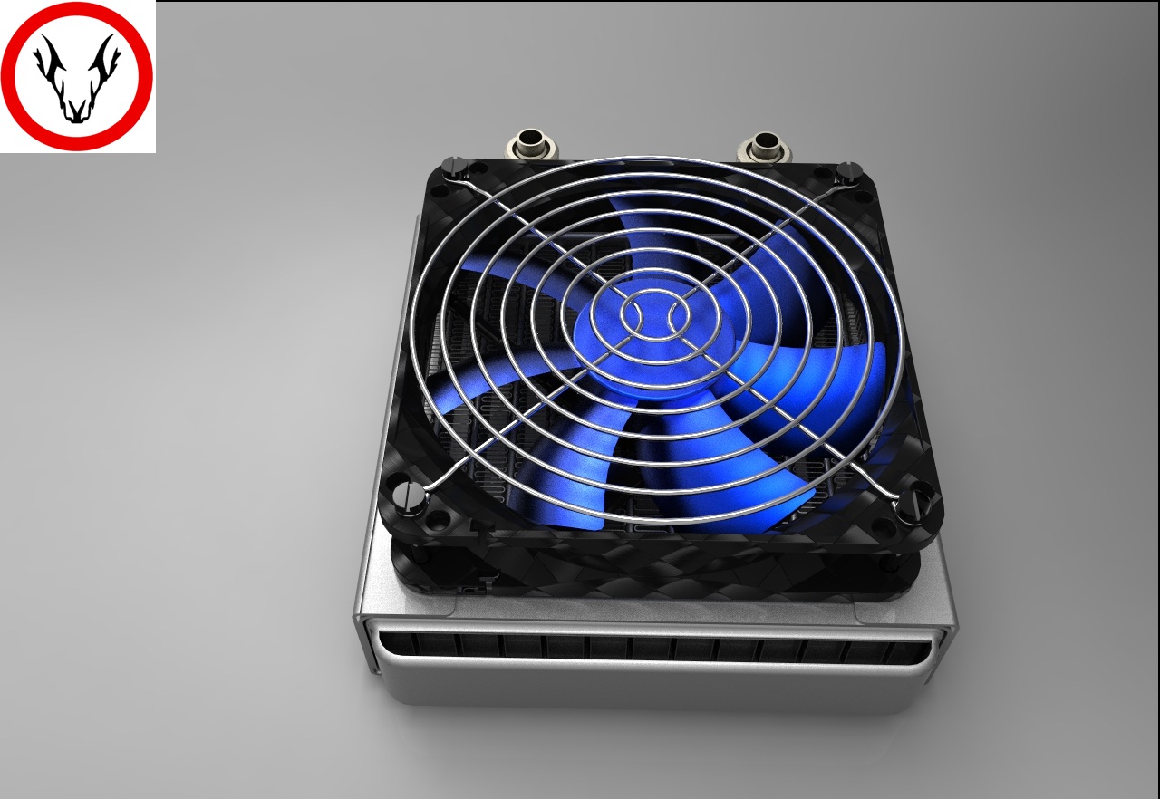 用于PC或CNC冷却的120毫米散热器