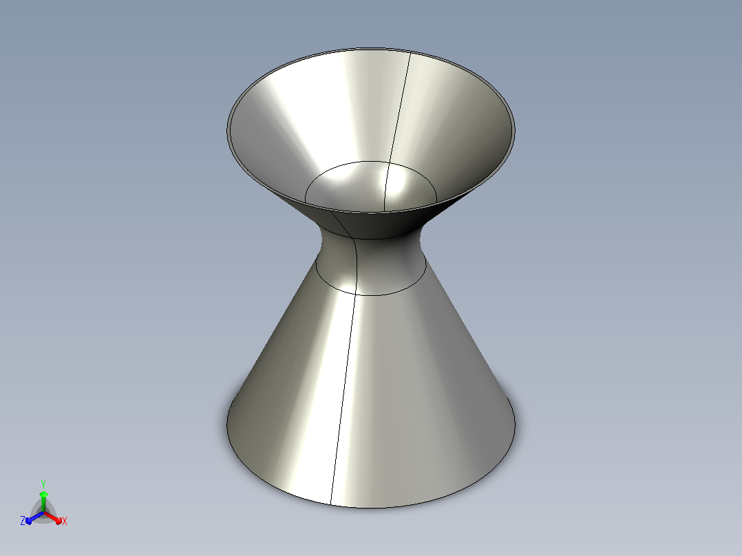 喷气发动机喷嘴主视图