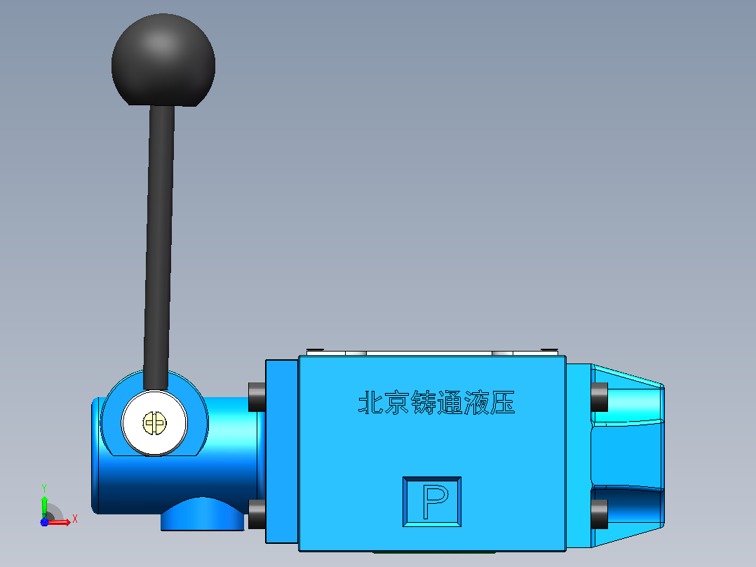 WMM6 手动换向阀前视图