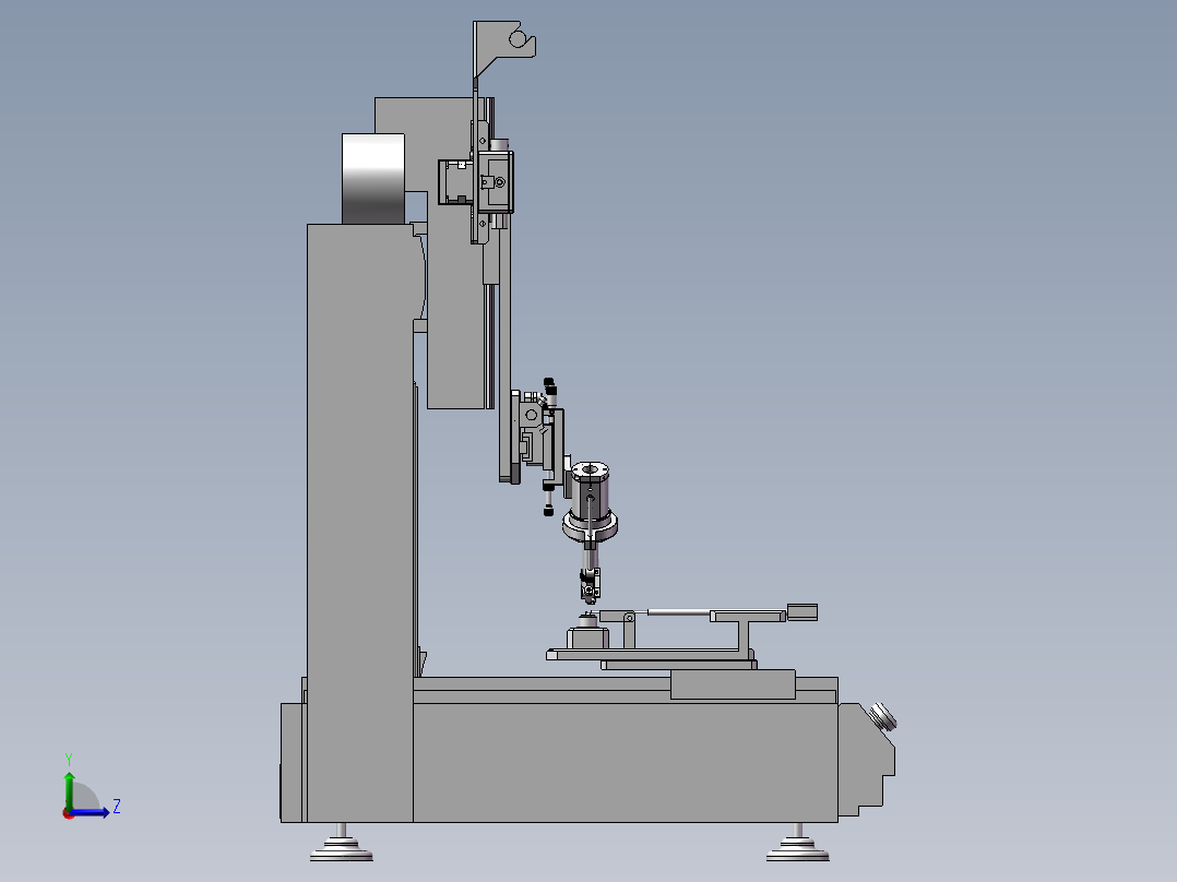 双头三轴 H206左视图