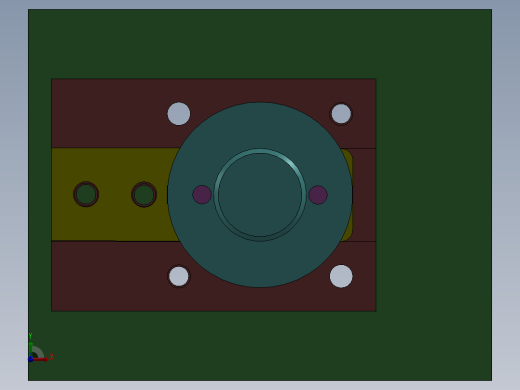 无导向快换式冲孔模3D模型前视缩略图