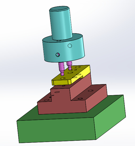 无导向快换式冲孔模3D模型缩略图