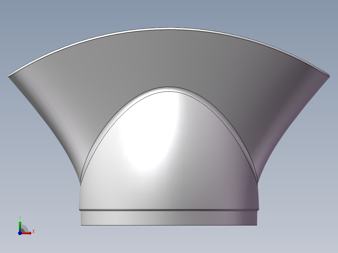 solidworks 送风器喷嘴前视图