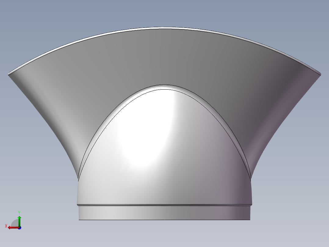 solidworks 送风器喷嘴后视图