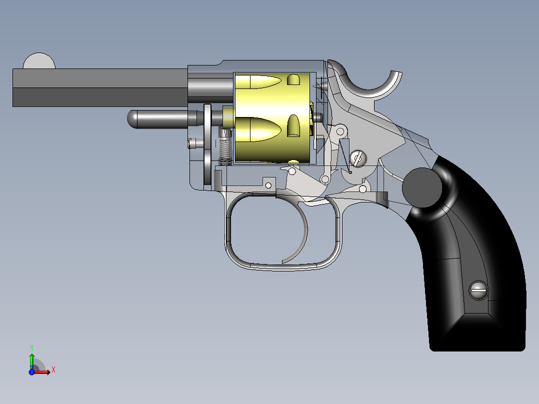 毛瑟手枪前视图