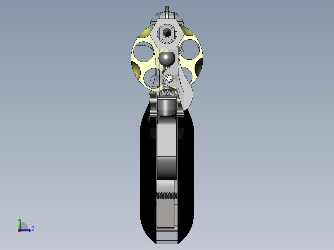 毛瑟手枪左视图