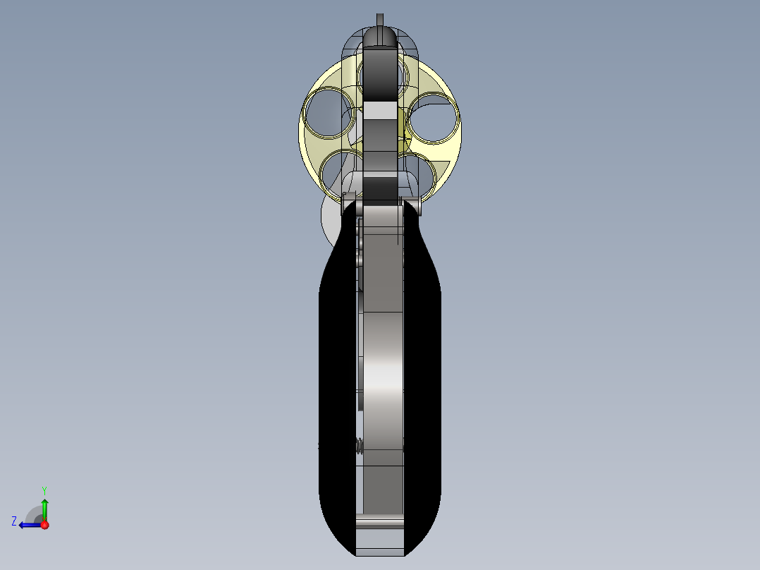 毛瑟手枪右视图