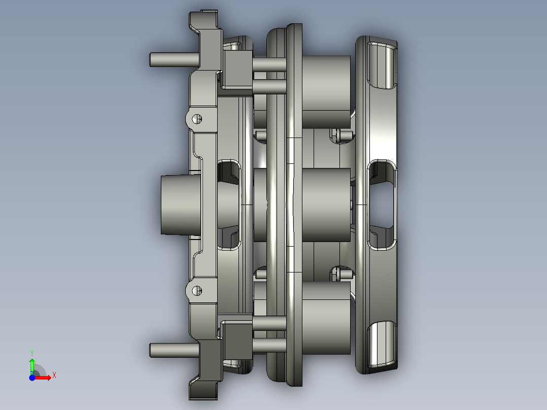 电磁制动器前视图