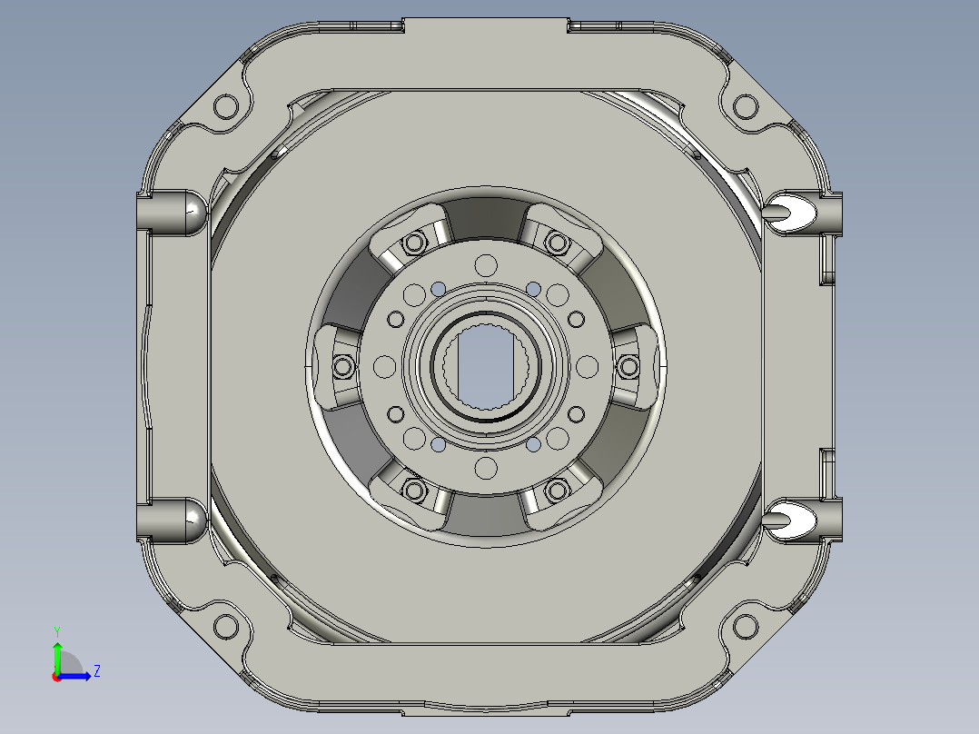 电磁制动器左视图