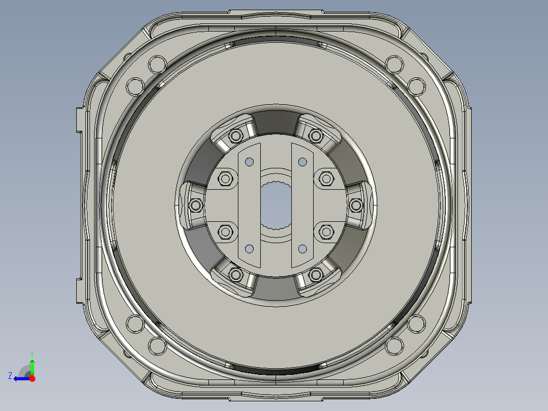 电磁制动器右视图