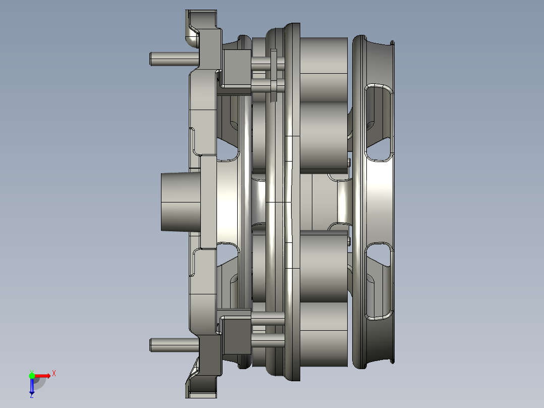 电磁制动器俯视图