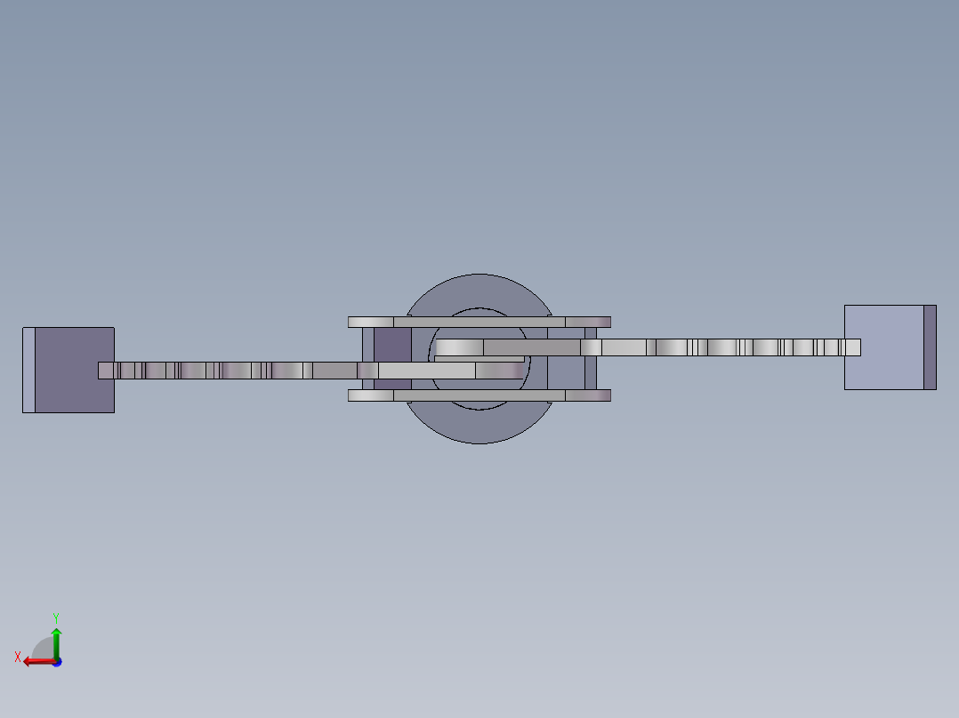 纯钣金焊接型小型拉伸夹 高温件夹子后视图