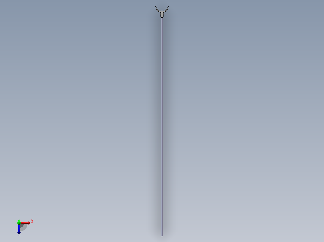 纯钣金焊接型小型拉伸夹 高温件夹子俯视图