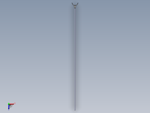 纯钣金焊接型小型拉伸夹 高温件夹子俯视缩略图