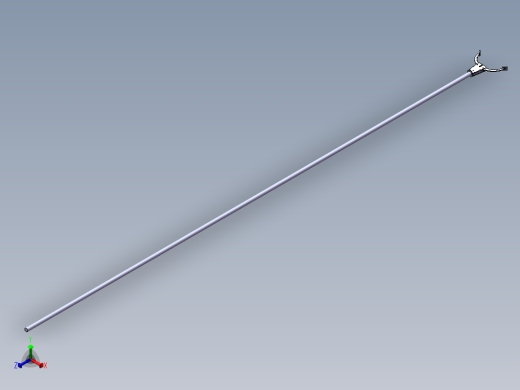 纯钣金焊接型小型拉伸夹 高温件夹子正等轴测缩略图