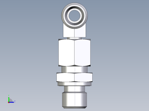 卡套式工业通用硬管接头EO_Assembled_adjustable_standpipe_branch_tee_EVT08LROMD71左视缩略图