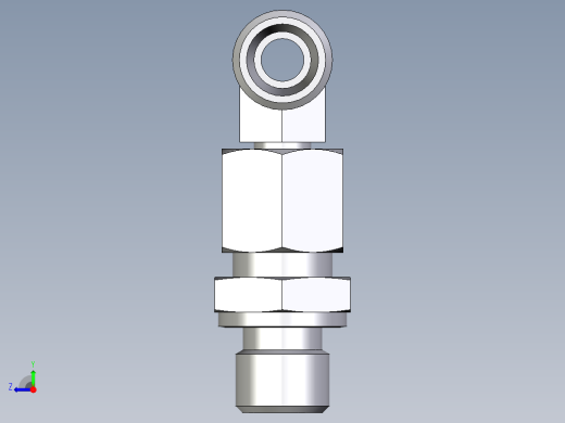 卡套式工业通用硬管接头EO_Assembled_adjustable_standpipe_branch_tee_EVT08LROMD71右视缩略图