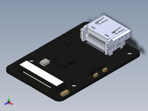 HDMI 转 CSI 适配器waveshare-hdmi-to-csi-adapter-STP F3D