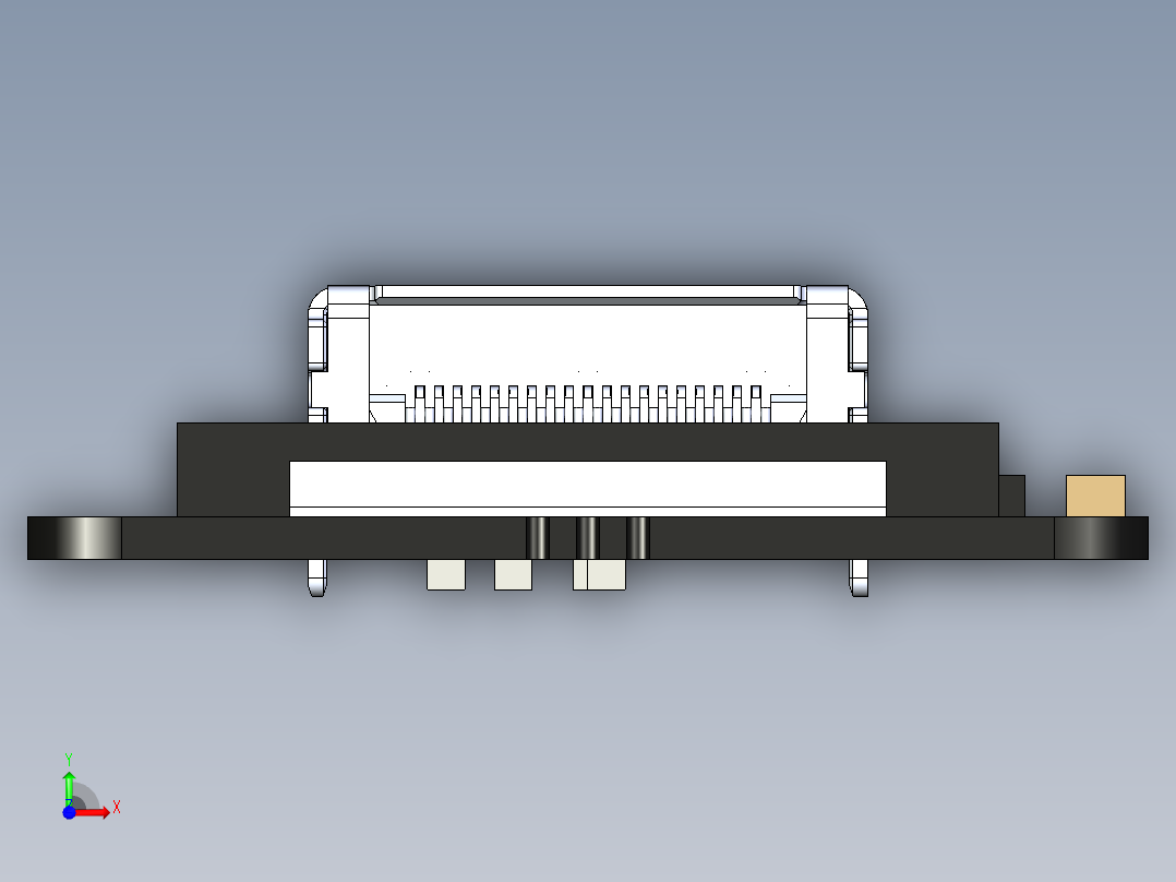 HDMI 转 CSI 适配器waveshare-hdmi-to-csi-adapter-STP F3D前视图