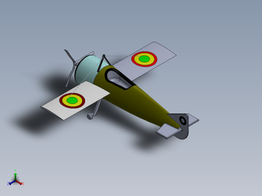 玩具飞机-6 SW STP正等轴测缩略图