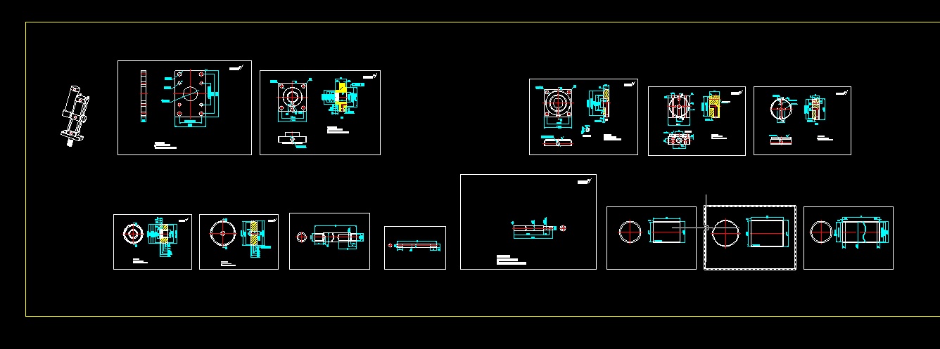 气液增压缸全套图纸353571==10