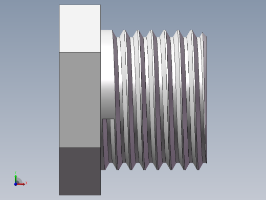 转接头-内外丝异径 DN15-DN8前视缩略图