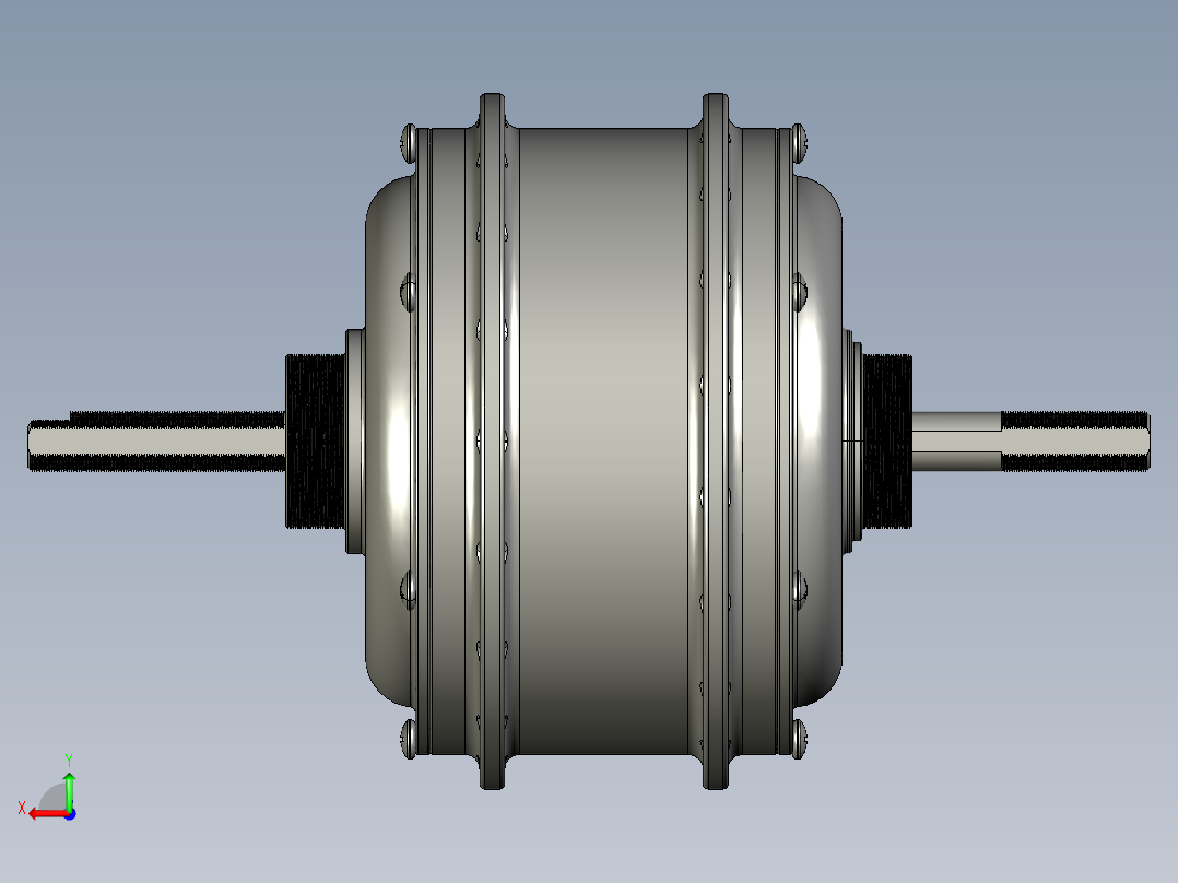 500 瓦轮毂电机--STP后视图