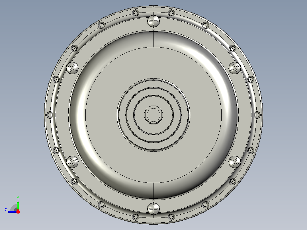 500 瓦轮毂电机--STP右视图