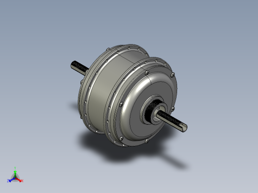 500 瓦轮毂电机--STP正等轴测缩略图