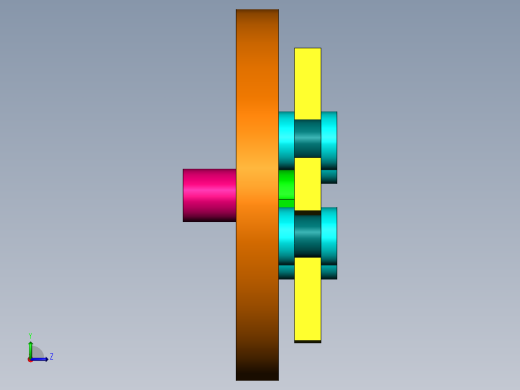 导杆的正弦运动左视缩略图