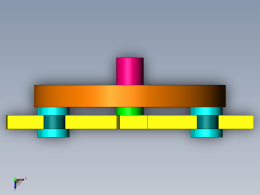 导杆的正弦运动俯视缩略图
