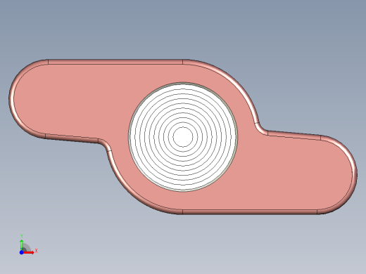 把手1085,1086-3D多系列多零件图纸模型前视缩略图