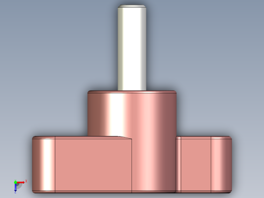 把手1085,1086-3D多系列多零件图纸模型俯视缩略图