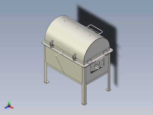 全不锈钢鼓式烧烤机烧烤机