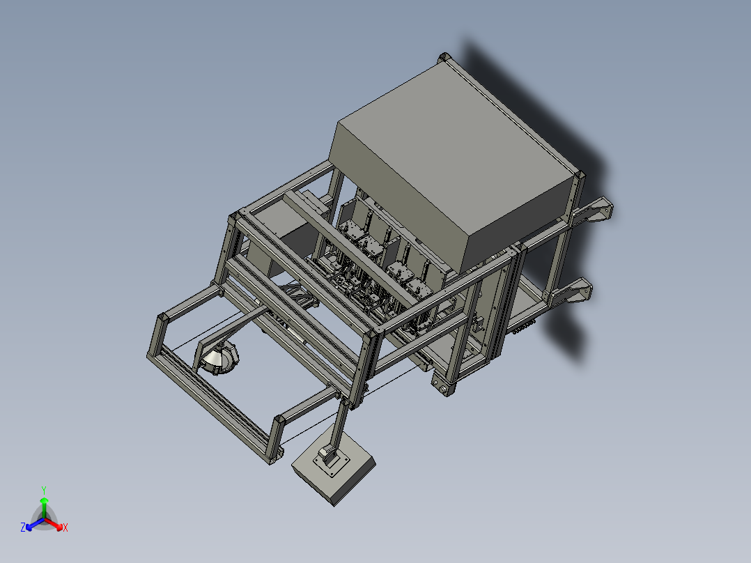 BKT螺母拧紧机正等轴测图