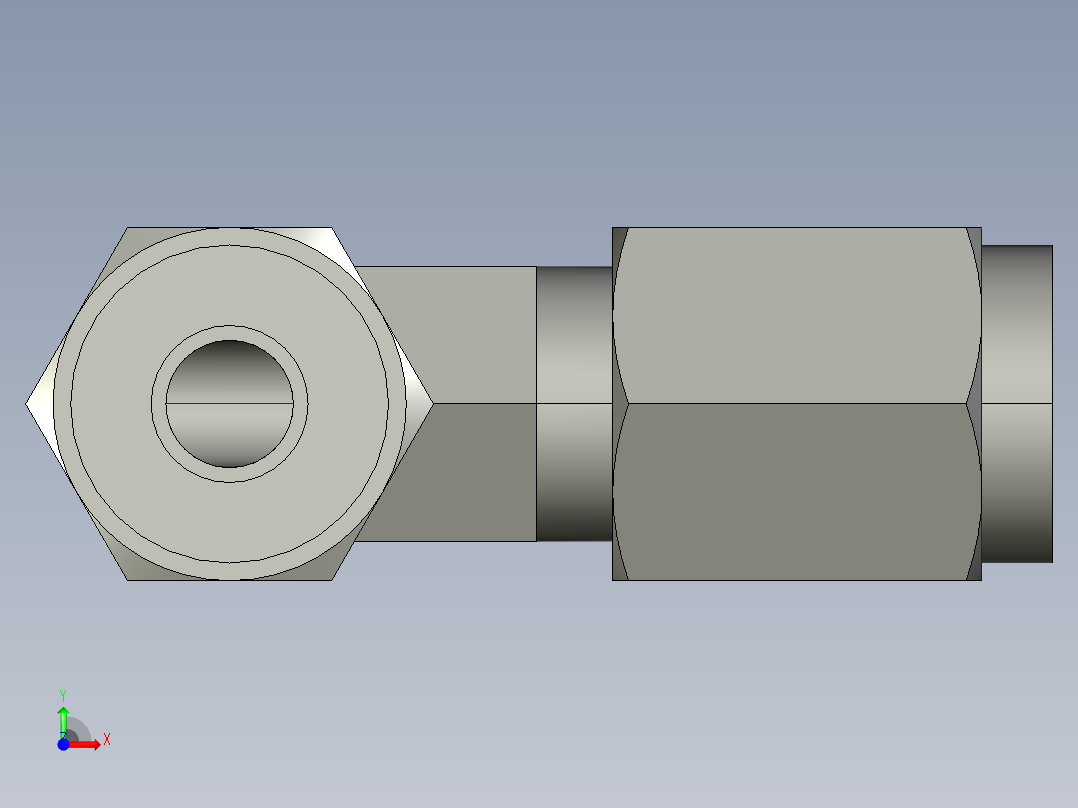 卡套式工业通用硬管接头4_ebu-s前视图