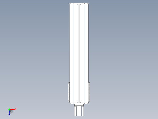 东锦丝杆传动-直线滑台模组DH270-C-L10-S1000-BC-T1000W-C3俯视缩略图