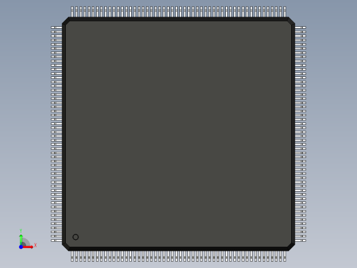 元器件3D封装QFP208_FPT-208P-M01171前视缩略图