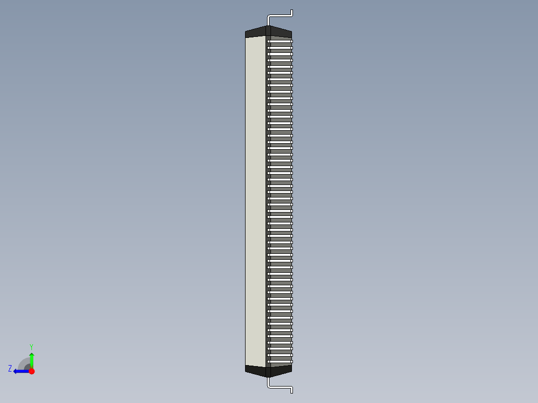 元器件3D封装QFP208_FPT-208P-M01171右视图