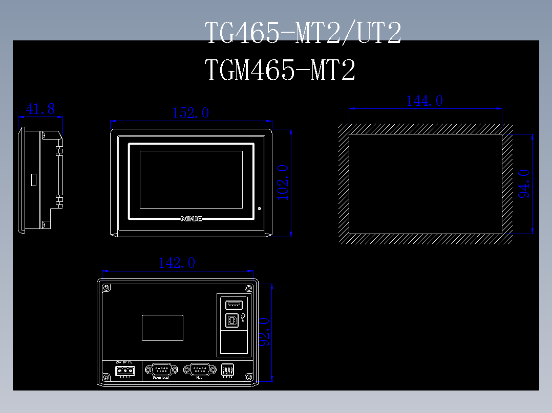 人机界面TGM465-MT2、TG465-MT2UT2