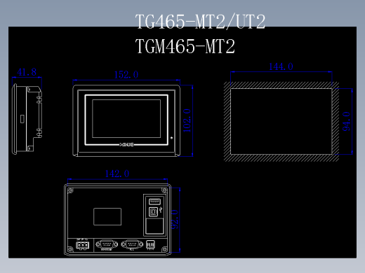 人机界面TGM465-MT2、TG465-MT2UT2